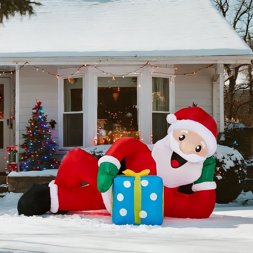 7ft lighted christmas - lighted,