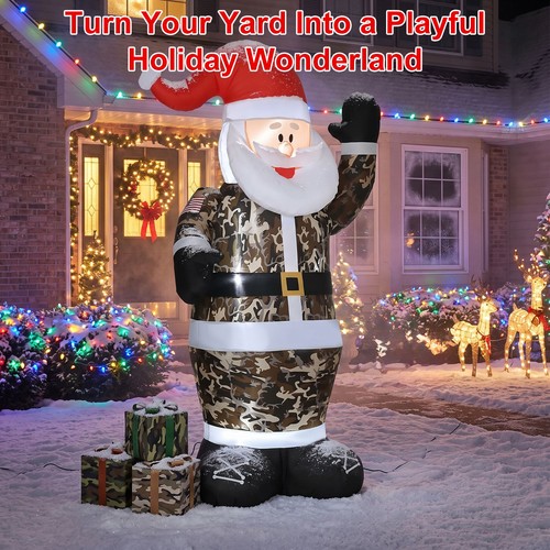 8ft inflatable santa christmas - 8ft,