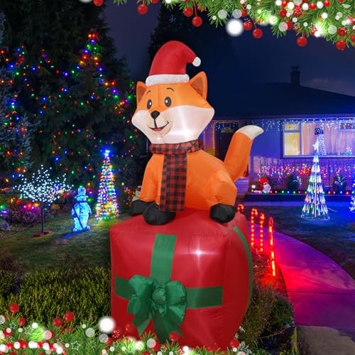 Christmas inflatables fox - christmas,