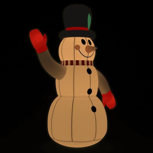 Giant led inflatable snowman - giant,