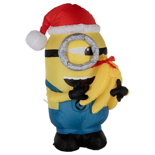 Led stuart santa hat - 3'5",
