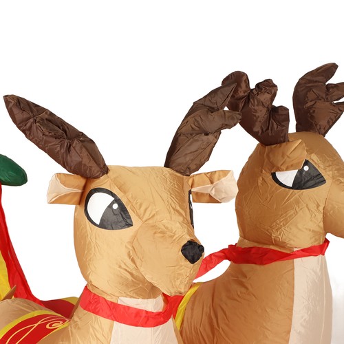Inflatable santa sleigh - santa,