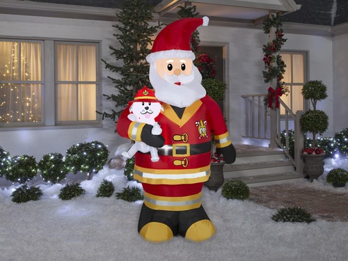 Firefighter santa - firefighter,