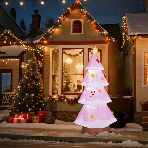 7ft pink inflatable - 7ft,