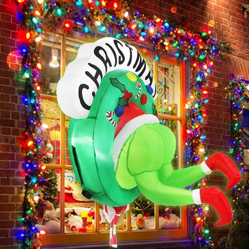 5ft christmas inflatable - christmas,