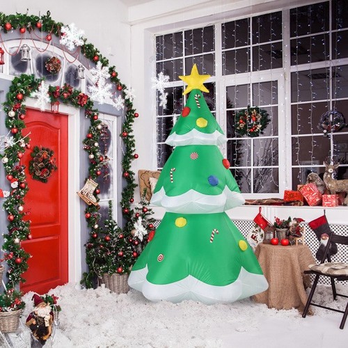Cartoon christmas tree - cartoon,