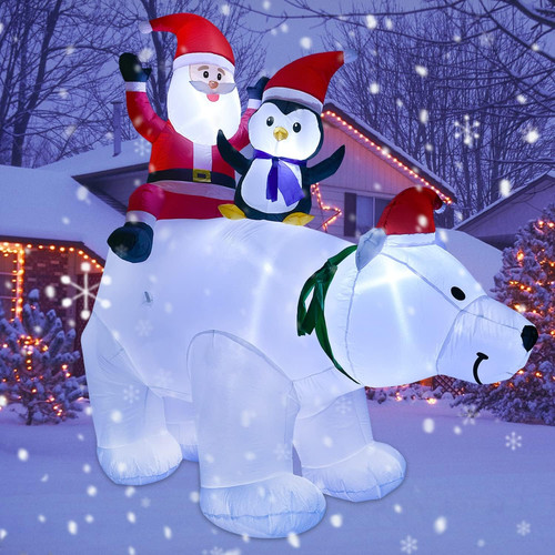 7ft inflatable polar - 7ft, bear
