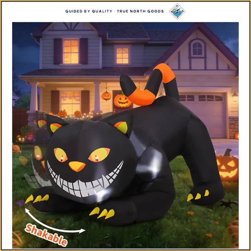 Halloween inflatable cat - inflatable,